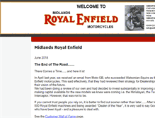 Tablet Screenshot of midlandsroyalenfield.com